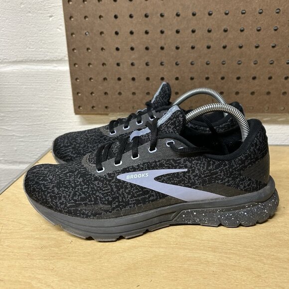 Brooks Black Lavender Signal 3 Womens Shoes Size 10 Sneakers Running Walking - Picture 1 of 9
